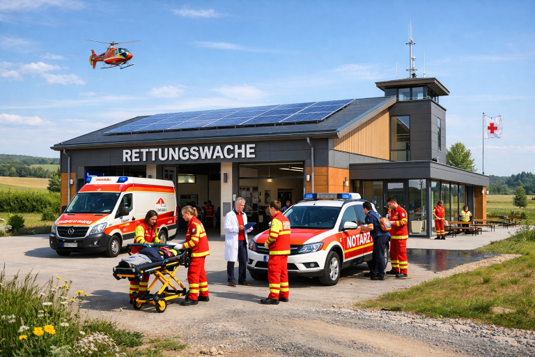 Land stärkt Rettungsdienst im Kreis Heidenheim – 1,71 Millionen Euro für Neubau der Rettungswache Nattheim